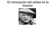 Concepción del artista en la historia