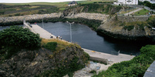 Bocana del puerto, Puerto de Vega, Principado de Asturias