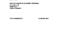 Calendario de actuaciones y direcciones SAE-INSP-EAT