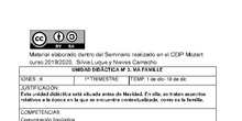 Unidad didáctica Ma Famillie