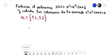 Ejemplo de factorización de un polinomio con raíces irracionales