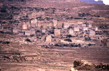 Vista de Hababa, Yemen