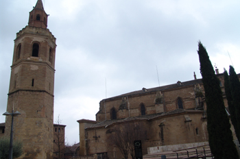 Vista de la Catedral de Barbastro