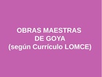 Obra maestras. Goya