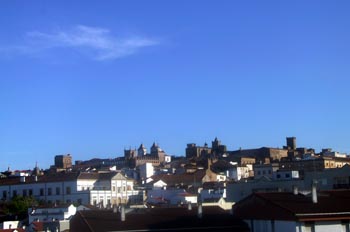 Vista general de la ciudad antigua, Cáceres