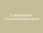 1. Renacimiento. Panorama histórico-cultural.ppt