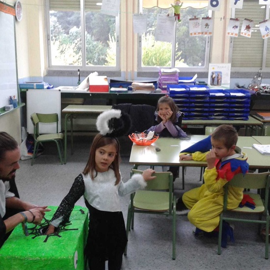 2018_10_31_1º disfruta terrorificamente en Halloween_CEIP FDLR_Las Rozas 30