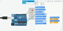 Tinkercad Circuits: Programación Potenciómetro con LED