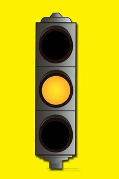 Semáforo indicando detención