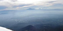 Vista de la Malinche y el Pico de Orizaba desde la cima del Izta