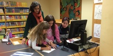 2019_Quinto B visita la biblioteca municipal_CEIP FDLR_Las Rozas 1