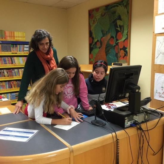 2019_Quinto B visita la biblioteca municipal_CEIP FDLR_Las Rozas 1
