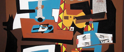 The 3 musicians, Pablo Picasso.