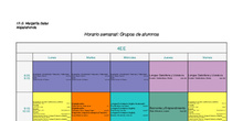 Horarios 2026/2027