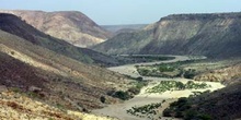 Paisaje del desierto, Rep. de Djibouti, áfrica