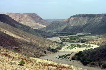 Paisaje del desierto, Rep. de Djibouti, áfrica