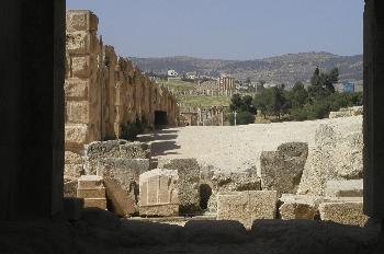 Restos arqueológicos, Jarash, Jordania