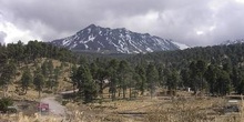 Vista del Nevado de Toluca desde el refugio alpino