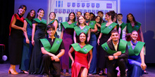 Graduación de 4ªESO. Entrega de bandas 4ºD