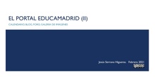 El Portal EducaMadrid (II)