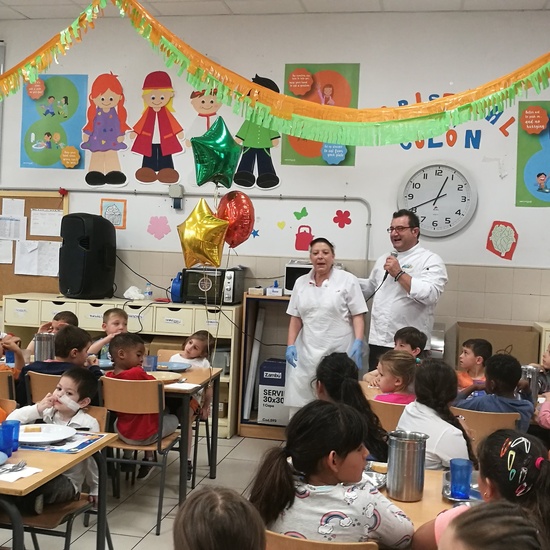 Visita del chef Sergio Fernández - Nutrifriends en el Comedor 3