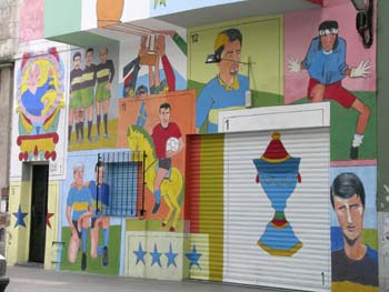 Alrededores del Estadio Boca Juniors, Buenos Aires, Argentina