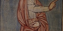 Figura de Santo. San Miguel de Foces, Huesca