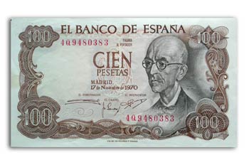 Pesetas, Manuel de Falla