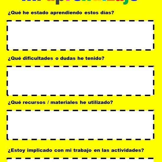 Instrumentos de evaluación: diario de aprendizaje