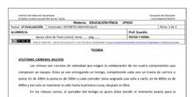 Ficha de Atletismo 2 para 2º ESO