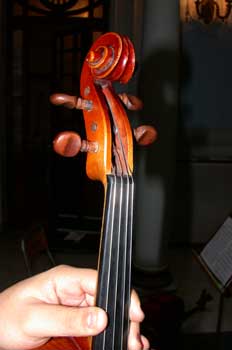 Clavijero de una viola