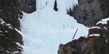 Cascada helada, Lago Louise, Parque Nacional Banff