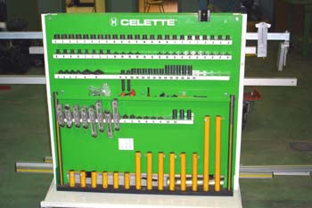 Panel de útiles para bancada Celette