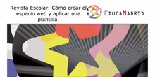 Crear una Revista Escolar y aplicar una plantilla