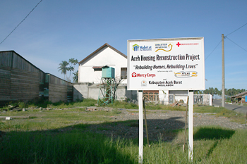 Proyecto de reconstrucción, Melaboh, Sumatra, Indonesia
