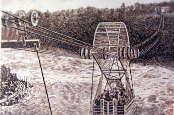 Transbordador sobre el río Niágara