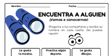 Encuentra a alguien que ...