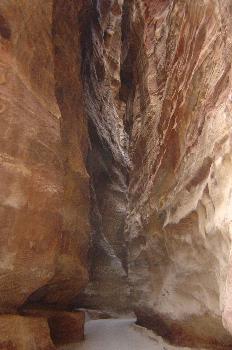 Formación de rocas en el desierto, Jordania