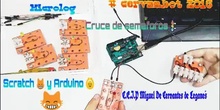 #cervanbot: Arduino con microlog - Cruce de semáforos con Arduino y Ardublock (grabado por alumnos)