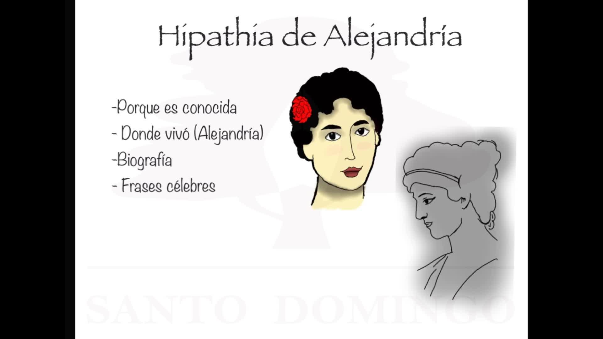 MUJERES PARA LA HISTORIA - HIPATIA DE ALEJANDRÍA | Mediateca de EducaMadrid