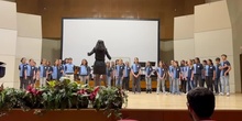 El COQUÍ. Actuación del Coro del CEIP Gonzalo Fernández de Córdoba en las semifinales del XX Certamen de Coros Escolares de la C. de Madrid. 25/4/24