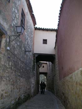 Calle típica en Zamora, Castilla y León