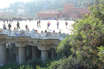 Gran Plaza, Parque Güell, Barcelona