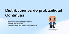 Distribuciones continuas