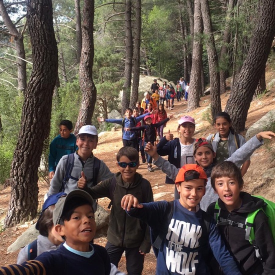 NIÑAS/OS DE 5º . NATURALEZA VIVA EN LA PEDRIZA.HOSTOS POR EL PLANETA 2