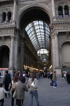 Galería, Milán
