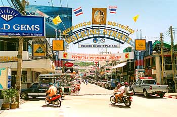 Entrada a Pataya, Tailandia