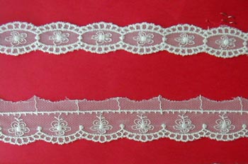 Juego de galón y puntilla