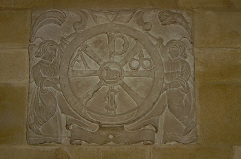 Crispón empotrado en muro, Huesca