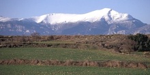 Vista de la Sierra de Guara nevada, Huesca